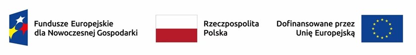 Fundusze Europejskie dla Nowoczesnej Gospodarki Rzeczpospolita Polska Dofinansowane przez Unię Europejską